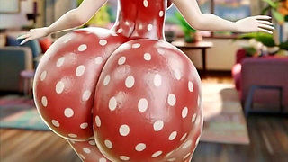 Mega culona bailando