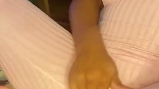 Rubbing My Pussy Threw My Body Suit Leg Shaking Squirting Orgasms