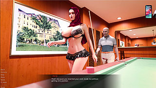 Esra in Istanbul 8 Esra Is Playing Pool and Its Getting Very Hot