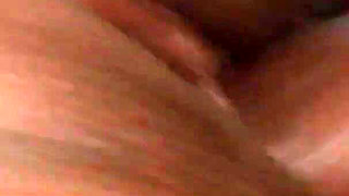 Ebony-skinned Janae Fox masturbates and sucks big black cock