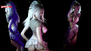 Goddess 3D Model with a Bigbutt Surprise - 3D Animation Hentai