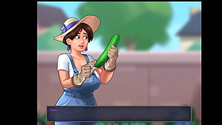 Summertime Saga - she love big cucumbers and i want to give her mine