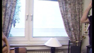 Shaving Session with a German Mature Lady Who Likes to Put Things up His Ass