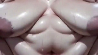 Massive SSBBW in Tight Rope Bondage - Moaning and Struggling in Heat