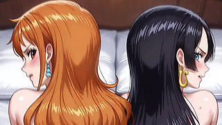 Nami,hancock,and Luffy (ffm) Op.