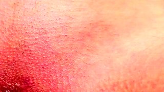 shaved pussy close up of a russian camslut