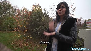 Public Agent Pakistani girl with big titties having sex with a guy in washroom