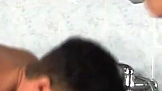 Hot Redhead Got Her Pussy Stretched with Cock and Dildo in the Bathroom