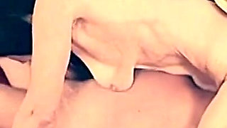 Old Man Couple with Farm Fuck and Cumshot on Hairy Pussy