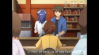 Asian Teen Stepsister Rides My Dick in Public Hentai Anime