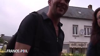 Nasty Blonde Mature Hard Double Penetrated Outdoor