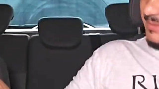 Couple Fucking on the Drive After the Swing Fucked the Ass and Pussy