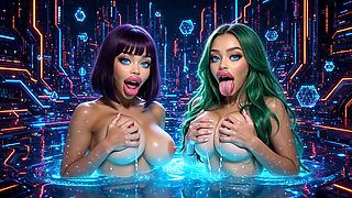 Funny Boobs and Tongue, Ai Animation