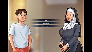 Summer saga with huge boobs and wild anime fantasies