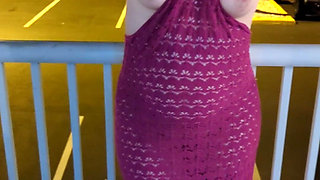 Hot Wife Showing off at the Resort!