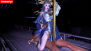 Seductive Priestess: Animated and Curved - 3D Animation Hentai