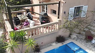 Horny Busty Teen Gets Anal Fucked Outdoor