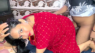 Sister In Law Tied At The Tits And Wrists. Brother In Law Fucked Her.