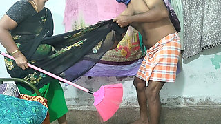 My Stepmother Was Cleaning the House, Lifted Her Skirt up and Down