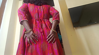 Housewife Showing Cute Breast for Her Step Stepbrother