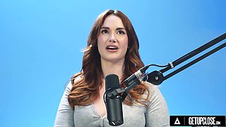 Siri Dahl Curvy Redhead Shaking Clit Rub Casting Solo