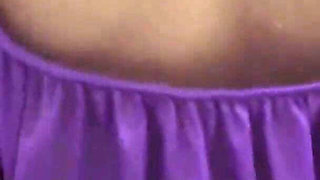 In the Bathroom Indonesian Transparant in Shiny Satin Lingerie Perfect Body Big Ass Tease