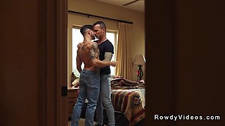 Gay lures and anal fucks handsome man