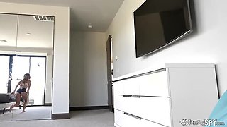 Lily Ford Fucks Her Boss To Avoid Jail Time - Petite Blonde Rides Big Dick Hard