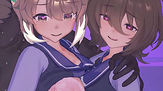 Uma Musume - Dantsu Flame and Agnes Tachyon Passionate Sex Scene - 3D Hentai Animations