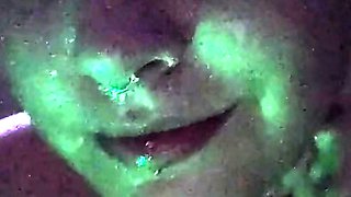 Hot amateur shakes her big boobs