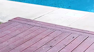 Lora Rims and Fucks Tasteebby by Pool