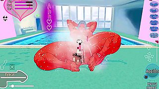 Aya Workouts - Fucking Ayas Pussy In All Positions With Anime Hentai And Car Toon