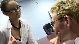 The Extra Benefits Package: Blowjob, Doggy  Cowgirl Porn