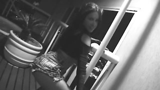 Don Picone and Monica Mattos's handjob action by Black Passion