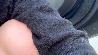 Fountain Woman Outdoors Big Big Squirt!!