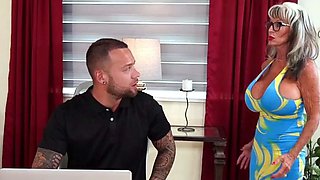 Deep doggystyle drilling for stacked and slutty granny