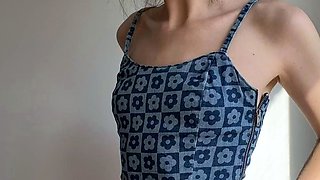 Hot redhead amateur teen girl riding and jerking boyfriend