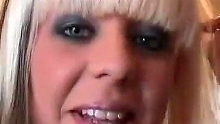 Seedy Blonde Ambition Hotel Gangbang