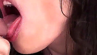 Skinny Asian secretary teen fucked by colleague at work on break