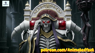 Animated Albedo Overlord Anal Footjob Blowjob Hentai