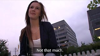 POV outdoor fuck with a public whore who CRAVES sex