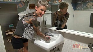 Kate Wolf grabs a bite to eat then masturbates poolside by ATK Girlfriends: Porn