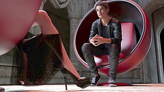 Cartoon sex betrayal with animated characters doing it hard