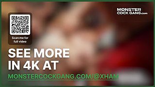 Monster Cock Gangbang: Hot Wife Takes Rough Group Orgy with Squirting & Anal