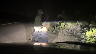 Pulled Over to Fuck Blonde Babe on the Roadside