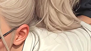 Double Penetration for Blonde Secretary