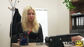 Loan4k. thick sperm of jizz on this young blondie's mouth felt supreme