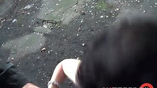 Couple SWAP FUCK! FOURSOME in PUBLIC with LULLU GUN and