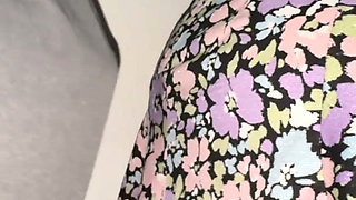 Big-assed Woman Touches a Stranger's Erect Penis. Flash Dick!!