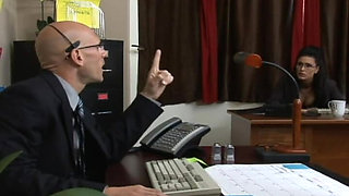 Big Tits at Work - Johnny Despises Jessica for Fucking Her Way to the Top